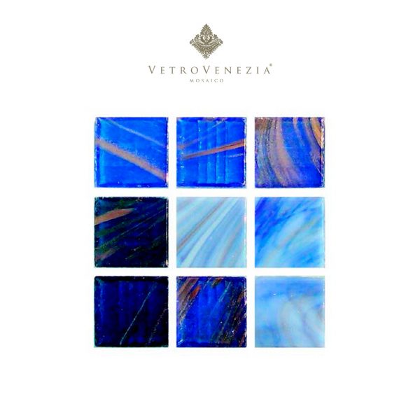 Vetro Venezia 2 x 2 cms "Linea 02: Veneta"